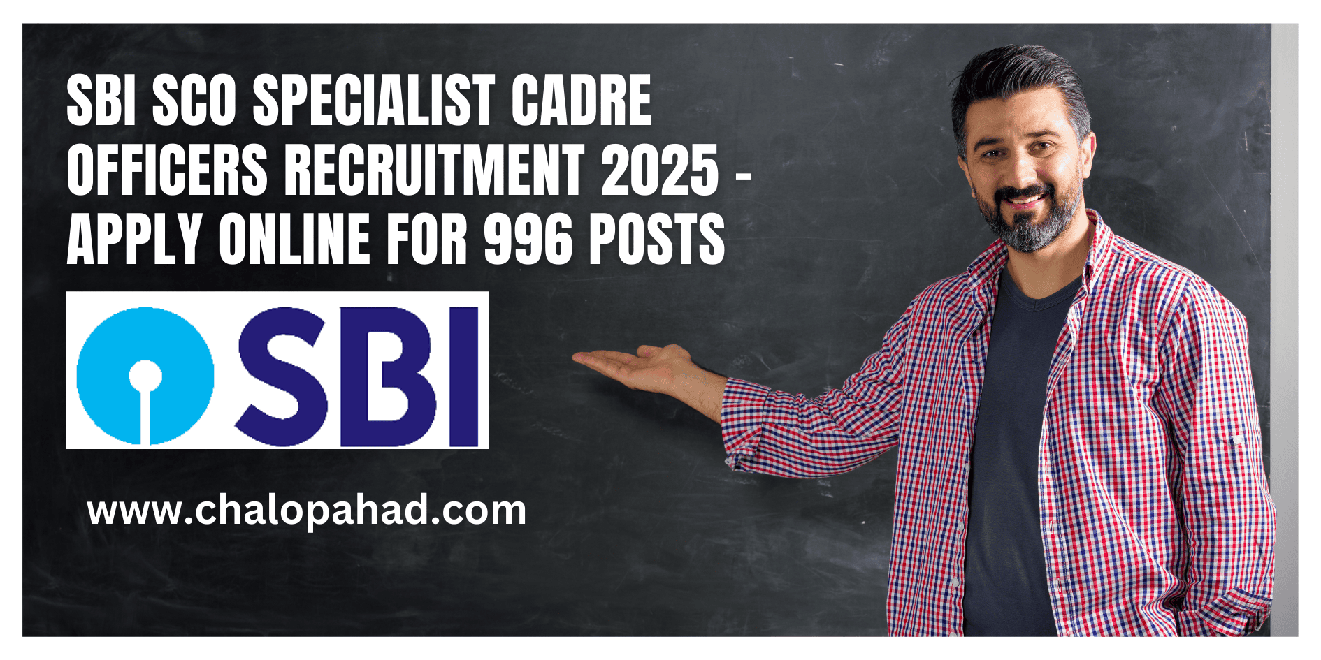 SBI SCO Specialist Cadre Officers Recruitment 2025 – Apply Online for 996 Posts