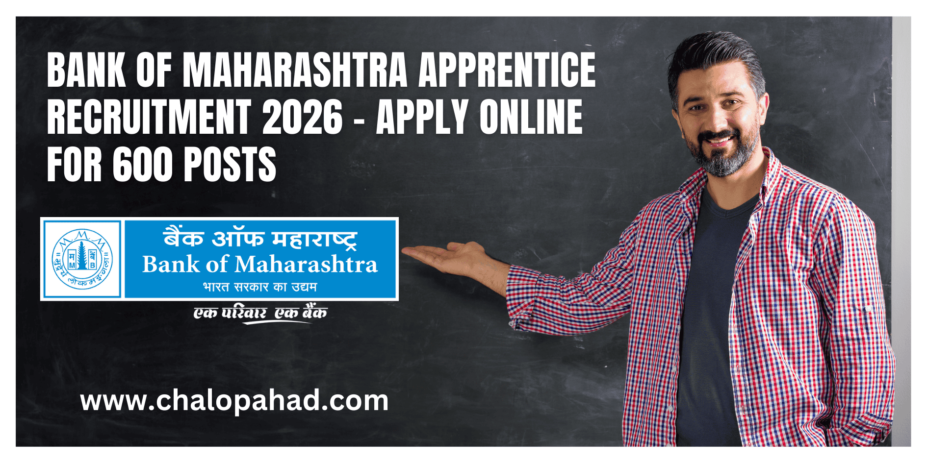 Bank of Maharashtra Apprentice Recruitment 2026 - Apply Online for 600 Posts